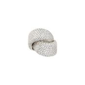 Vhernier White Gold and Diamond 'Abbraccio' Ring
