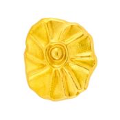Ilias Lalaounis Gold Flower Pendant Clip-Brooch