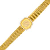 Patek Philippe Gold and Diamond Wristwatch, Ref. 4181/982