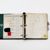 Costume bible for Tony Walton's Anything Goes, 1987