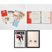 Jake Bell’s Production Script for the moving towers in Chess