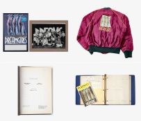 Jake Bell’s annotated production script, show jacket and materials from Dreamgirls