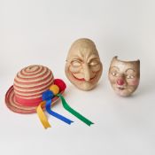 Broadway Stage Worn Busker's Hat and Two Masks from Chitty Chitty Bang Bang