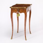 Louis XV Gilt-Bronze Mounted Kingwood and Marquetry Occasional Table