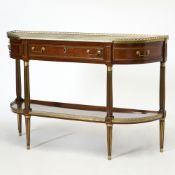 Directoire Brass-Mounted Console Desserte