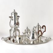French Sterling Silver Tea and Coffee Service