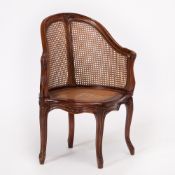 Louis XV Style Beechwood Fauteuil de Bureau