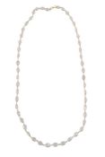 A MOONSTONE NECKLACE