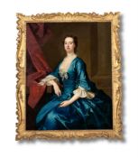 ATTRIBUTED TO THOMAS HUDSON (BRITISH 1701-1779), PORTRAIT OF HESTER LEGH