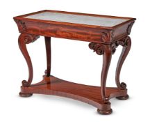 A MID-VICTORIAN MAHOGANY TABLE OR JARDINIERE STAND, LATE 19TH CENTURY