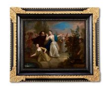 CIRCLE OF PHILIP MERCIER (GERMAN 1689-1760), A PAIR OF FETE GALANTE SCENES (2)