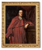AFTER HENRY TILSON, PORTRAIT OF SIR JOHN MAYNARD (CIRCA 1602 - 1690), WEARING ACADEMIC ROBES AND CAP