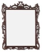 A VICTORIAN `CHIPPENDALE REVIVAL' CARVED OAK PICTURE FRAME, SECOND HALF 19TH CENTURY