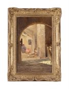 THOMAS BOWMAN GARVIE (BRITISH 1859-1944), A CORNER IN BAVENO