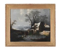 FOLLOWER OF SMITH OF CHICHESTER, A MILL HOUSE IN SNOWY WINTER LANDSCAPE
