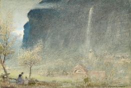 ALBERT GOODWIN (BRITISH 1845-1932), LAUTERBRUNNEN