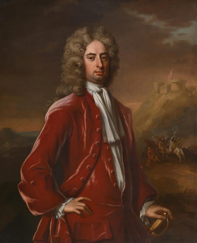 JOHN VANDERBANK THE YOUNGER (BRITISH 1694-1739), PORTRAIT OF EDWARD EVELYN (1681-1751) OF FELBRIDGE