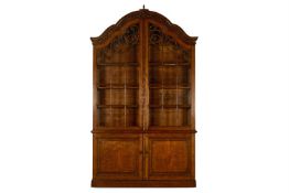 AN OAK DISPLAY CABINET, DUTCH, LATE 18TH/EARLY 19TH CENTURY