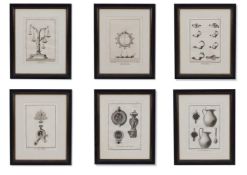 AFTER CASANOVA AND VANNI, A SET OF TWENTY FIVE FRAMED COPPERPLATE ENGRAVINGS