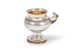 AN EDWARDIAN SILVER-GILT CHRISTENING CUP