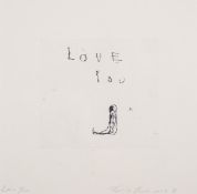 λ Tracey Emin (b.1963), Love You
