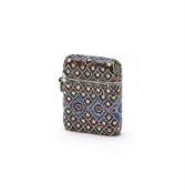 FABERGÉ, A SILVER AND CLOISONNÉ ENAMEL VESTA CASE