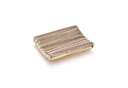 FABERGÉ, A TWO COLOUR GOLD VESTA CASE