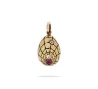 FABERGÉ, A GEM SET EGG PENDANT