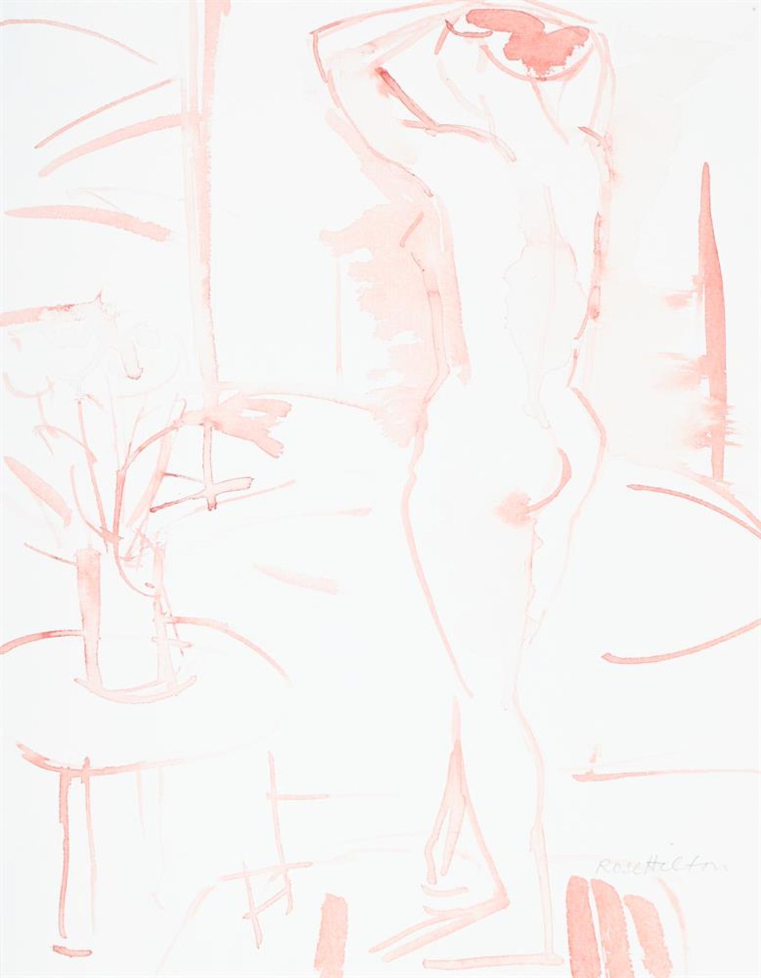 λ ROSE HILTON (BRITISH 1931-2019), FOUR STUDIES OF VAL (4) - Image 4 of 13