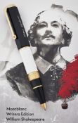 MONTBLANC, WRITERS EDITION, WILLIAM SHAKESPEARE, A LIMITED EDITION BALLPOINT PEN