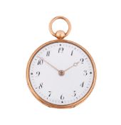 BREGUET, A GOLD OPEN FACE POCKET