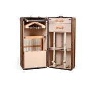 LOUIS VUITTON, MONOGRAM, A VINTAGE COATED CANVAS TRAVELLING TRUNK