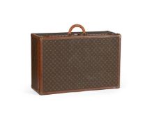 LOUIS VUITTON, MONOGRAM, A VINTAGE COATED CANVAS HARD SUITCASE