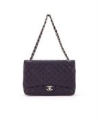 CHANEL, CLASSIC FLAP, A BLACK LAMBSKIN HANDBAG