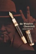 Y MONTBLANC, SIR WINSTON CHURCHILL, A LIMITED EDITION FOUNTAIN PEN