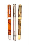 VISCONTI, THREE BALLPOINT PENS