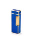 A GOLD COLOURED AND ENAMEL LIGHTER