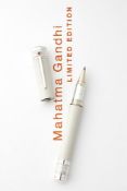 MONTBLANC, GREAT CHARACTERS SERIES, 3000, MAHATMA GANDHI, A LIMITED EDITION ROLLERBALL