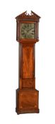 AN IRISH MAHOGANY EIGHT-DAY LONGCASE CLOCK