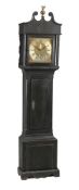 A GEORGE III THIRTY-HOUR LONGCASE CLOCK
