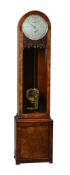 A VICTORIAN FIGURED WALNUT EIGHT-DAY LONGCASE REGULATOR