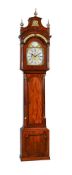 AN EIGHT-DAY QUARTER-CHIMING LONGCASE CLOCK