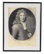 A PHOTOGRAPHIC REPRODUCTION PORTRAIT OF THOMAS TOMPION