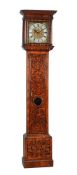 A WILLIAM III WALNUT AND FLORAL MARQUETRY EIGHT-DAY LONGCASE CLOCK