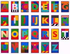 λ Peter Blake (b.1932), Dazzle Letter Set