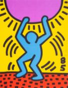 Keith Haring (1958-1990) International Youth Year (Littmann p.36)