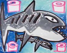 Katherine Bernhardt (b.1975) Swimmers