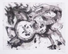 λ Ronnie Wood (b.1947) Horse and Guitar - Study 2