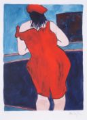 Bob Dylan (b.1941) Woman In Red Lion Pub, from The Drawn Blank Series (2016)