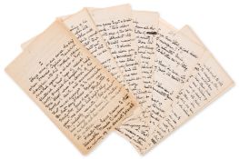 Fuller (Henry Blake) Autograph manuscript comprising the first four chapters of an unfinished …